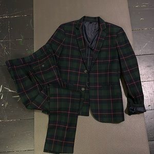 Boys plaid suit